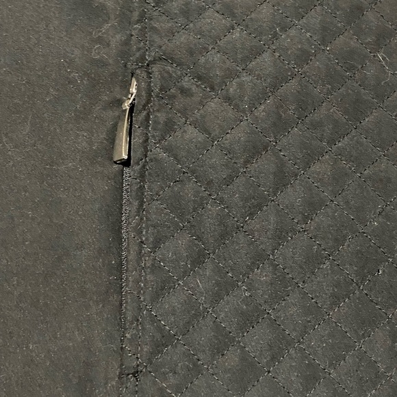 Karen Scott Sport Black Quilted and White Fleece Reversible Vest XL - Picture 3 of 13